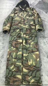 WINCHESTER Vintage Coveralls Mens Large Camo Hunting Snow Suit Hooded - Picture 1 of 19