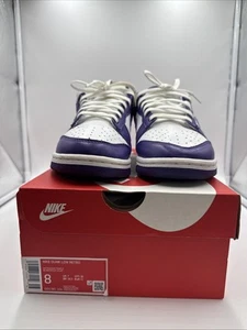 Size 8 - Nike Dunk Low Retro Court Purple 2022 DD1391 104 - Picture 1 of 12