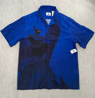 Camisa Disney Adulto Pequeña Azul Fantasía Chernabog Abotonada Manga Corta Para Hombres S Foto 1 de 4