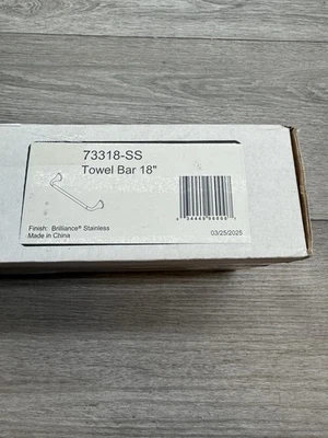 Toallero Delta 73318-SS Kayra 18" montado en la pared - acero inoxidable brillante *usado* Foto 1 de 3