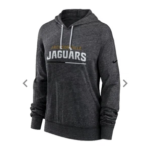 Women's Size S - Nike Jacksonville Jaguars Grey Gym Vintage Pullover Hoodie - Picture 1 of 6
