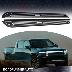 2Pcs Fixed Running Board Nerf Bar Side Step Fits for Rivian R1T 2021-2024 - Bild 1 von 9