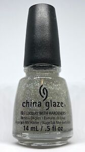 China Glaze Nail Polish * Fairy Dust 551 Fine Holo Silver Microglitter Lacquer