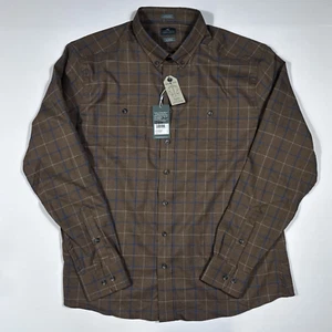 $140 New GENTEAL Untucked Men's Size X-Large XL Multicolor Flannel L/S Button Up - Picture 1 of 6