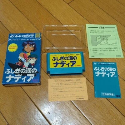 Nadia: The Secret of Blue Water Famicom NES THF-FD 1991 NTSC-J Nintendo USED - Image 1 of 4