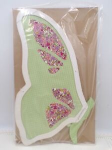 Pottery Barn Kids Baby Nursery Butterfly Moving Crib Mobile Green Pink Small 101