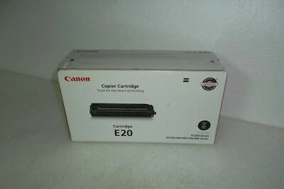 Canon E20 Toner Cartridge Black 2K Page PC100 300 400 700 900 FC200 1492A002 NEW - Image 1 of 4