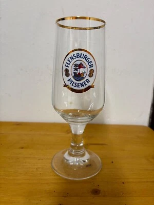 Flensburger Pilsener Glas / Bierglas, Goldrand 0,3l Ritzenhoff Pokal - Bild 1 von 2