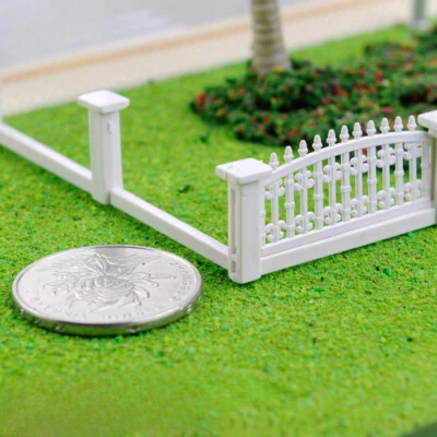 1Set Garden Fence 1:200 N Scale Table Miniatures DIY Building Guardrail Sand - Image 1 of 4