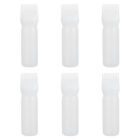  6 Pcs Hair Dye Bottle Abs with Comb Root Oil Applicator for