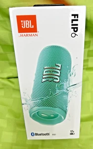 🔥NUEVO/SELLADO🔥 Altavoz Bluetooth Portátil Impermeable JBL Flip 6 Genuino - Verde azulado - Imagen 1 de 19
