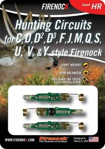 FIRENOCK Hunting circuit (HR) for C3/D3/F3/J3/M3/Q3/S3/U3/Y3 lighted nock - Picture 1 of 1