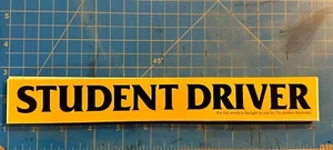 Anti-Hero Skateboards Sticker - Student Driver 11" x 1.5" Rare DLXSF