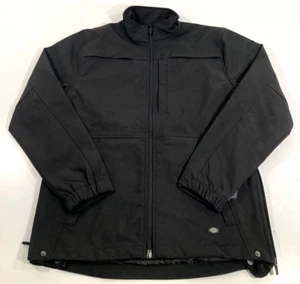 DICKIES MENS MEDIUM REG TACTICAL SOFTSHELL JACKET LJ540 BLACK MEDIUM REG - Picture 1 of 3
