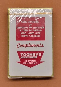 VTG TOOHEY'S AUTO SUPPLY COMPANY LOUISVILLE KENTUCKY REMEMBRANCE PLAYING CARDS - Picture 1 of 6