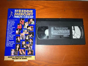 Queen Freddie Mercury 1992 Tribute Concert VHS Bowie John Michael Metallica GNR - Picture 1 of 2