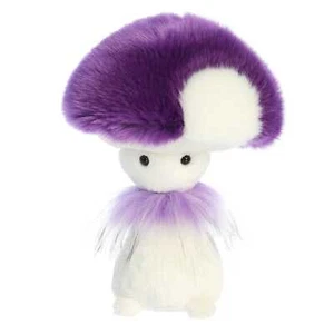 Aurora - Fungi Friends - 9" Pretty Purple Vibrant Stuffed Animal - Picture 1 of 5