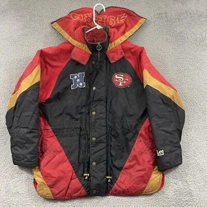 Vintage San Francisco 49ers Jacket Men’s Large Oversize Parka NFL 90s Sport USA - Picture 1 of 17