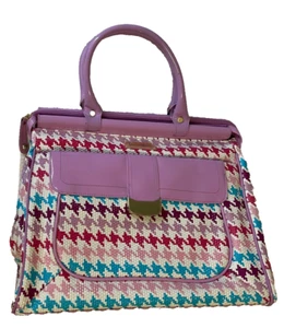 New 18" Samantha Brown travel Bag Carry On personal Luggage item womens gingham - Picture 1 of 12