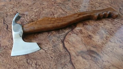 TACTICAL CUSTOM HANDMADE HIGH CARBON 1095 STEEL TOMAHAWK VIKING AXE WITH SHEATH - Image 1 of 4