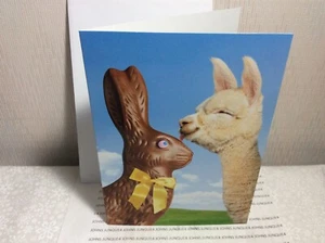 AVANTI EASTER GREETING CARD New w/Envelope LLAMA "Wishing you a whole llama love - Picture 1 of 2