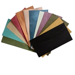 Maple Wood Veneer Sheet 8pcs Mixed Colors Handmade for DIY Guitar Fingerboard - Picture 1 of 29