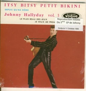 (CD 003) NEUF ✪ JOHNNY HALLYDAY :ITSY BITSY PETIT BIKINI ✪ de l'intégrale single - Picture 1 of 1