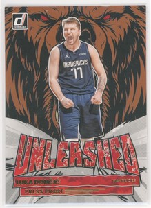 LUKA DONCIC 2022-23 DONRUSS UNLEASHED GOLD PRESS PROOF SP #1 SHORT PRINT 