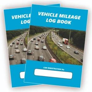 Vehicle Mileage Record Book - HMRC Compliant - Car, Van, LGV HGV (Pack of 2) - Picture 1 of 5