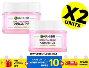 Garnier Skin Naturals Sakura Glow Ceramide Water Gel Hydration Paraben Free 50ml - Picture 1 of 11