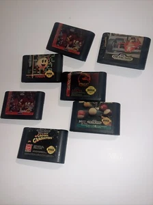 Sega Genesis Game Lot 7 Games 1990s 90s Vintage - Picture 1 of 6
