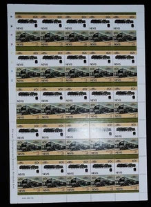 LOCOMOTIVES FEUILLE COMPLETE 50 TIMBRES N° 225-226 NEUFS** BONNE VALEUR. - Picture 1 of 1