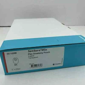 Box(10): Coloplast 12298 SenSura® Mio Flex Urostomy Pouch, 2", Transparent. 2025 - Picture 1 of 2