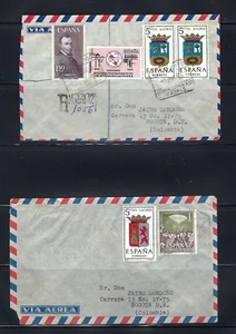 MADRID -SPAIN TO JAIRO LONDONO {FAMOUS PHILATELIST} BOGOTA COLOMBIA 1962- {2} - Picture 1 of 2