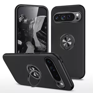 For Google Pixel 9 Pro XL 8 7 6.8 inch Case Dual Layer Magnetic Ring Phone Cover - Picture 1 of 18