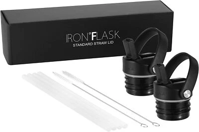 IRON °FLASK Straw Lid for Narrow Standard Mouth Insulated Sports Water Bottles