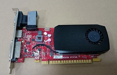 DELL GTX745DE-4G 0TC2P0 Graphics Card NVIDIA GeForce GTx 745 DDR3 128Bit DVI-D - Image 1 of 4