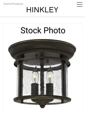 Hinkley Lighting Gentry Light, Flush Mount, Olde Bronze - 3472OB - Entry, Foyer - Image 1 of 4