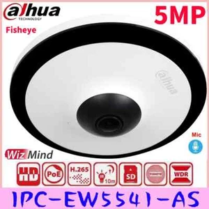 Dahua IPC-EW5541-AS 5MP Fisheye Panoramic Starlight PoE IP Camera Mic Card Lot - Picture 1 of 26