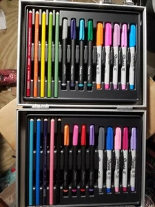 Sharpie Permanent Markers 18 and 10 pencil Assorted Colors Office Supplies - Picture 1 of 6