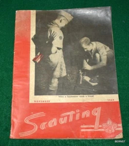 VIMTAGE BOY SCOUT - REVISTA SCOUTING 1949 - NOVIEMBRE - Imagen 1 de 3