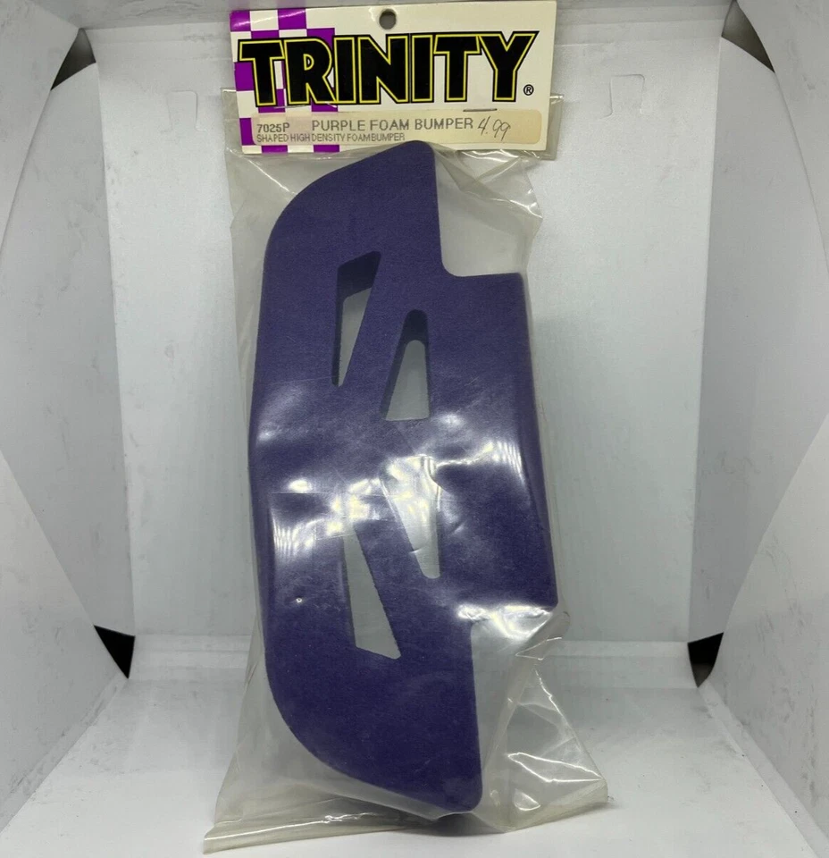 Trinity 7025P Purple Foam Front Bumper for 1/10 Pan Cars RC10L Wide EV10 NIP RC - Image 1 of 1