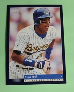 1994 Score Baseballkarte Juan Bell - Milwaukee Brewers - #282 - Bild 1 von 2