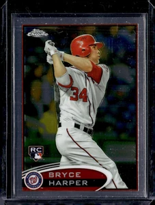 2012 Topps Chrome #196 Bryce Harper Rookie RC Washington Nationals NR-MINT++ - Picture 1 of 2