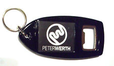 PETERWERTH Key Chain Bottle Opener Key Ring Black