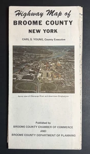 1982 Broome County New York Highway Karte - Vintage Binghamton - Bild 1 von 7