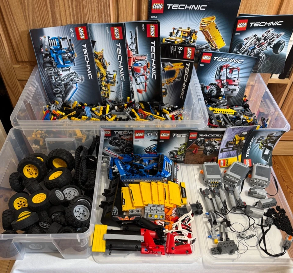 🛠️ LEGO Technic XXL Konvolut: Power Functions, Motoren, Sets 8260-8265 u.v.m. - Bild 1 von 4
