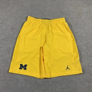 Nike Air Jordan Michigan Wolverines pantaloncino uomo giallo medio basket palestra - Foto 1 di 17