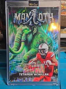 2024 Wild Card Prehistoric - Mammoth Tetairoa McMillan True 1/1  Auto - Picture 1 of 2