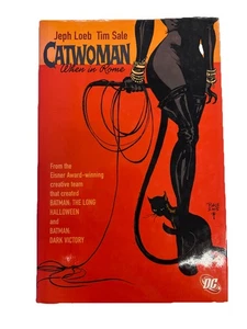 Catwoman When In Rome DC Comics Jeph Loeb Tim Sale Hardcover Long Halloween - Picture 1 of 9